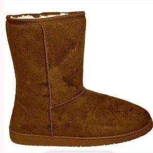 Dawgs Microfiber Faux Shearling Mid Calf Boots